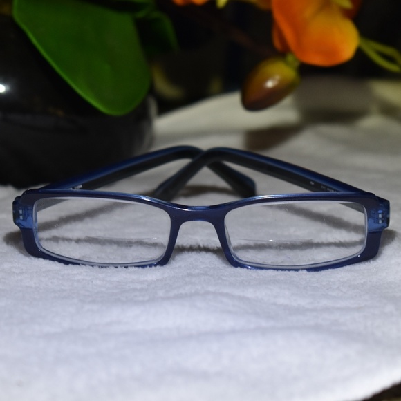 Cobalt Blue Agate Jai Kudo RX Glasses - Picture 7 of 8